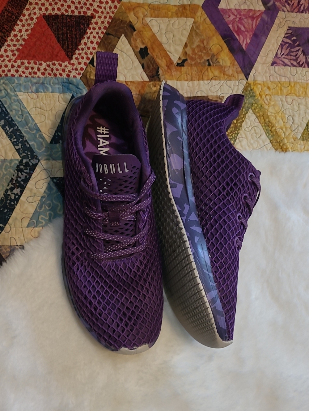 NOBULL Toomy All Day Breathable Purple Mesh Training Sneakers Womens 9